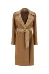 Max Mara Biscuit Camel Abito Coat In Cammello