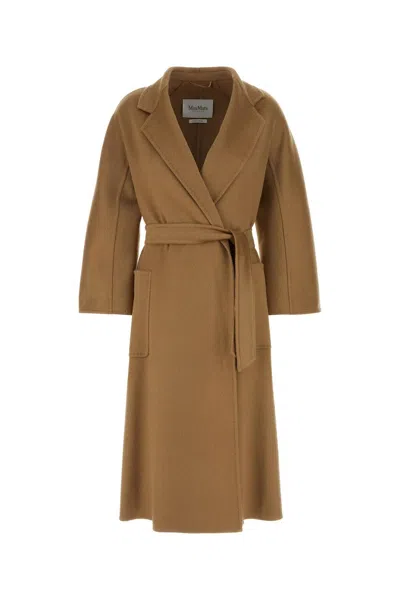 Max Mara Camel Cashmere Ludmilla Coat In Beige