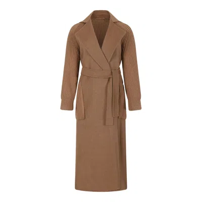 Max Mara Camel Coat In Camel In Brown