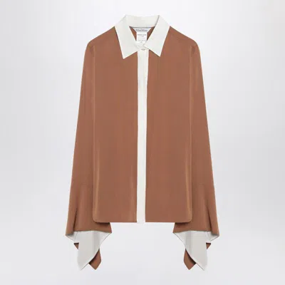 MAX MARA MAX MARA CAMEL COLOUR-BLOCK SHIRT