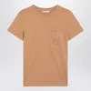 Max Mara Camel-coloured T-shirt In Cotton Women In Brown