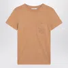 Max Mara Camel-coloured T-shirt In Cotton Women In Brown