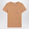 Max Mara Camel-coloured T-shirt In Cotton Women In Brown