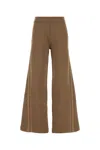 Max Mara Camel Cotton Ifrem Joggers In Brown