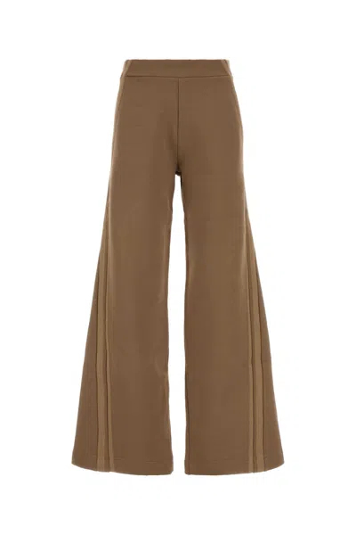 Max Mara Camel Cotton Ifrem Joggers In Brown