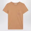 Max Mara Camel Cotton Jersey Tshirt In Neutral