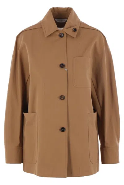 Max Mara Camel Cotton Moneta Jacket