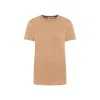 Max Mara Crewneck Short-sleeved T-shirt In Brown