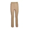 Max Mara Tabarin Pants In Camel Cotton Twill In Brown