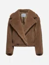 Max Mara Collared Long-sleeved Teddy Coat