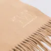Max Mara Camel Dalia Cashmere Scarves In Brown