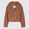 Max Mara Santos 2-in-1 Crop Vest In Teddy Fabric