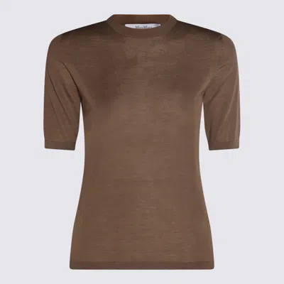 MAX MARA CAMEL GERICO WOOL KNITWEAR
