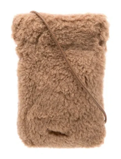 Pre-owned Max Mara Camel Hair Backpack In Neutral