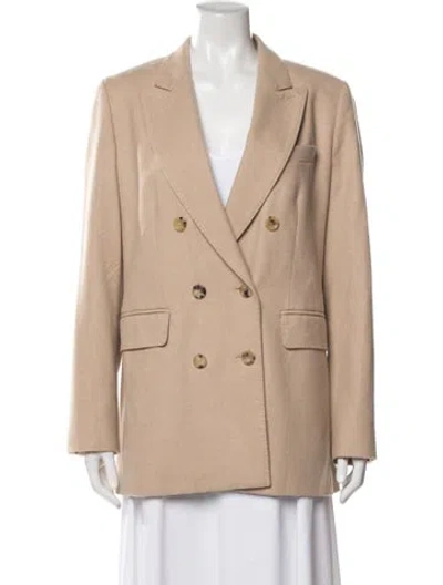 Pre-owned Max Mara Camel Hair Blazer In Brown