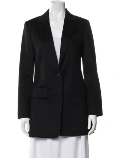 Pre-owned Max Mara Camel Hair Blazer In Gray