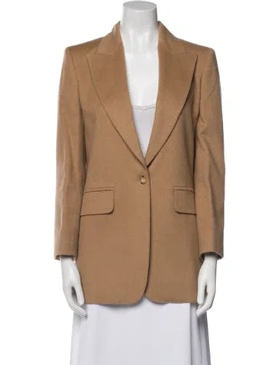 Pre-owned Max Mara Camel Hair Blazer In Neutral