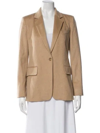 Pre-owned Max Mara Camel Hair Blazer In Neutral
