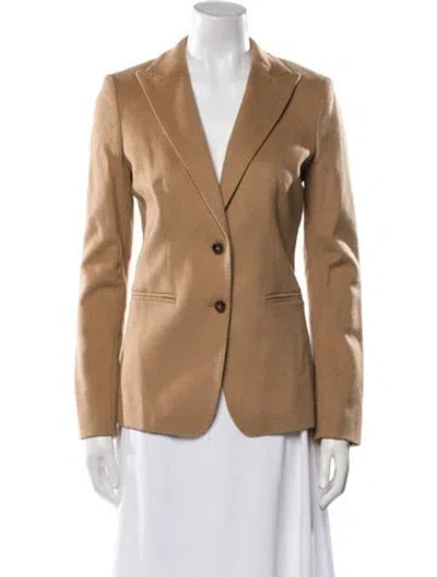 Pre-owned Max Mara Camel Hair Blazer In Neutral