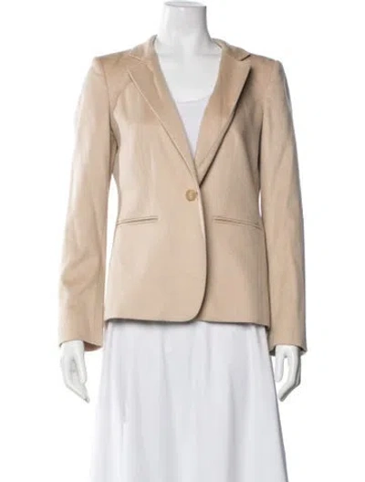 Pre-owned Max Mara Camel Hair Blazer In Neutral