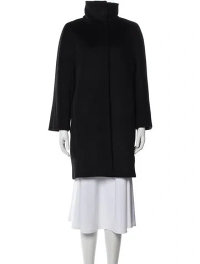 Pre-owned Max Mara Camel Hair Coat In Blue
