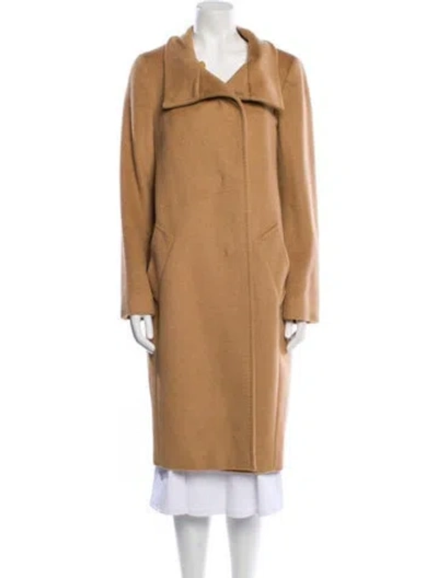 Pre-owned Max Mara Camel Hair Coat In Brown
