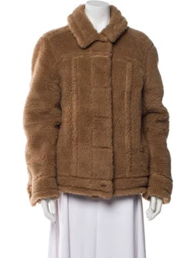 Pre-owned Max Mara Camel Hair Coat In Brown