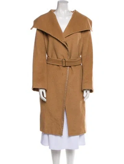 Pre-owned Max Mara Camel Hair Coat In Brown