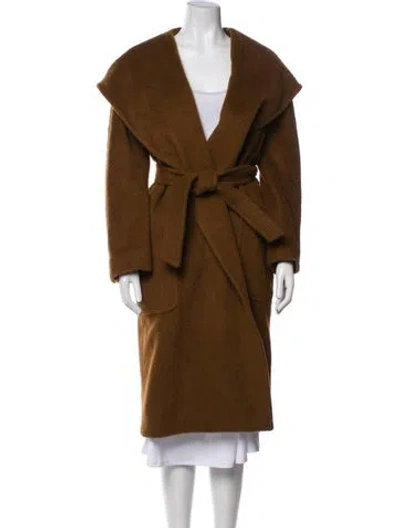 Pre-owned Max Mara Camel Hair Coat In Brown