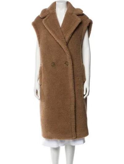 Pre-owned Max Mara Camel Hair Coat In Brown