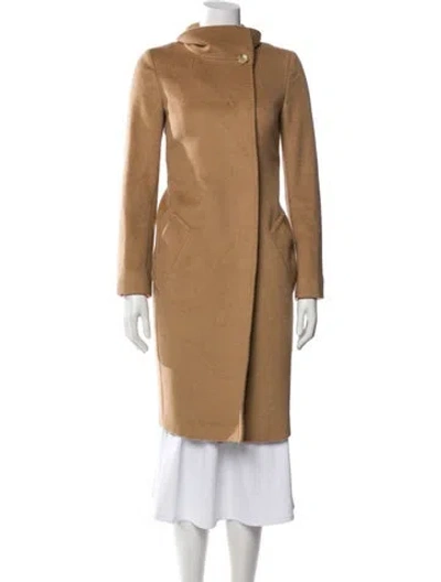 Pre-owned Max Mara Camel Hair Coat In Brown