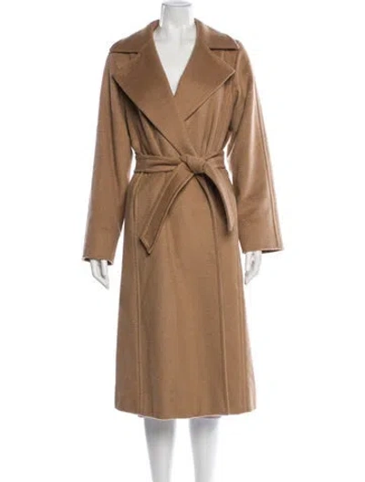 Pre-owned Max Mara Camel Hair Coat In Brown
