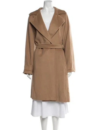 Pre-owned Max Mara Camel Hair Coat In Brown