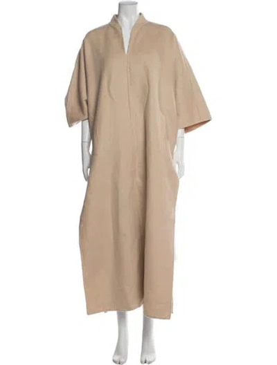 Pre-owned Max Mara Camel Hair Coat In Brown