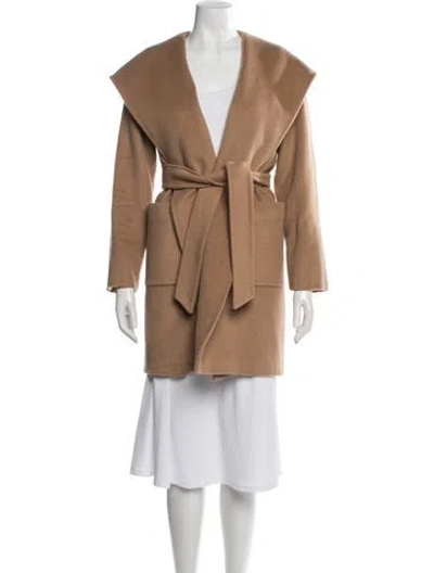Pre-owned Max Mara Camel Hair Coat In Brown