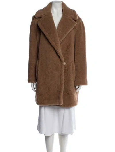 Pre-owned Max Mara Camel Hair Coat In Brown