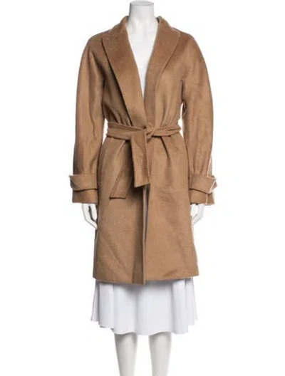 Pre-owned Max Mara Camel Hair Coat In Brown