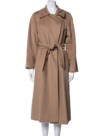 Pre-owned Max Mara Camel Hair Coat In Brown