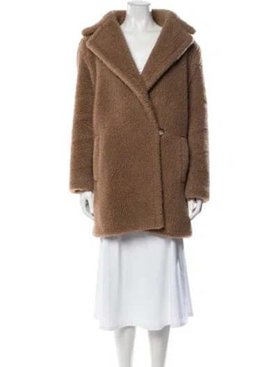 Pre-owned Max Mara Camel Hair Coat In Brown