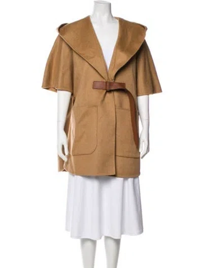 Pre-owned Max Mara Camel Hair Coat In Neutral