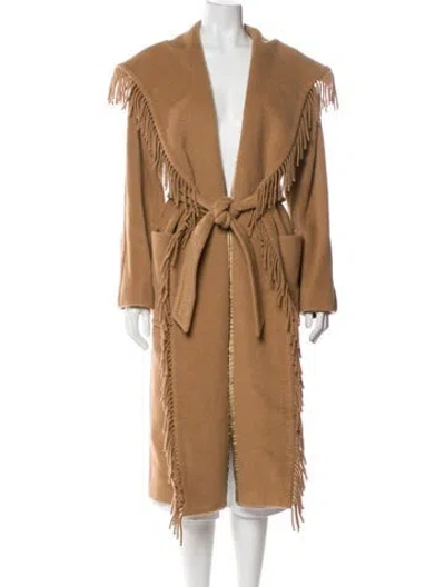 Pre-owned Max Mara Camel Hair Coat In Neutral