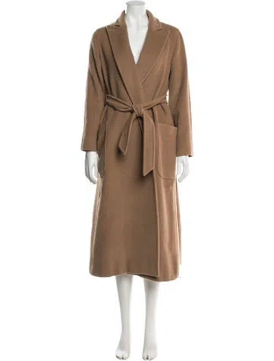 Pre-owned Max Mara Camel Hair Coat In Neutral