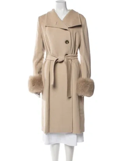 Pre-owned Max Mara Camel Hair Coat In Neutral