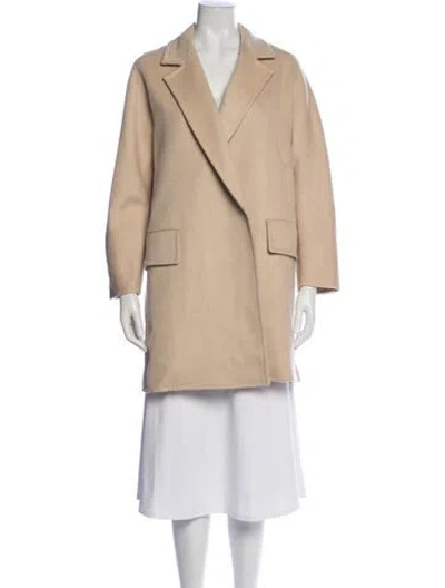 Pre-owned Max Mara Camel Hair Coat In Neutral