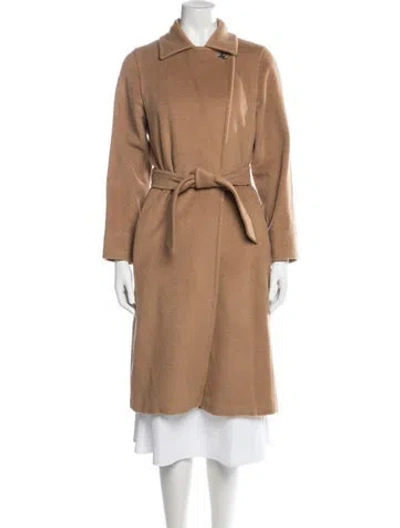 Pre-owned Max Mara Camel Hair Coat In Neutral