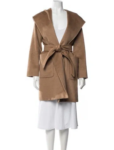 Pre-owned Max Mara Camel Hair Coat In Neutral
