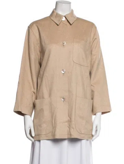 Pre-owned Max Mara Camel Hair Coat In Neutrals