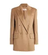 Max Mara Potente Double-breasted Corduroy Blazer In Beige