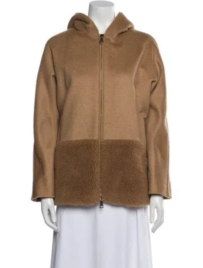 Pre-owned Max Mara Camel Hair Jacket In Brown