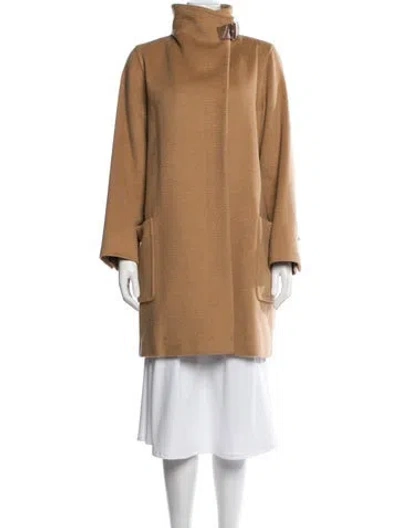 Pre-owned Max Mara Camel Hair Jacket In Brown